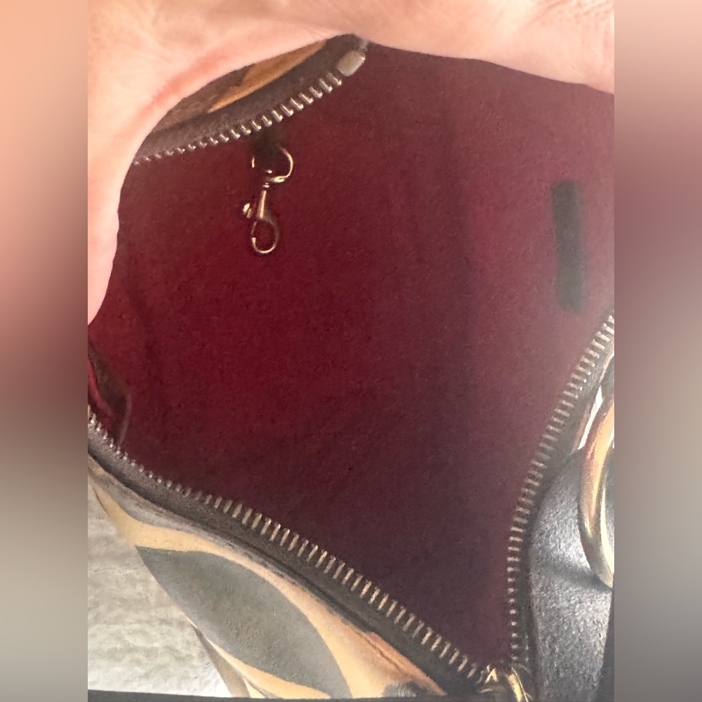 Dooney & Bourke Giraffe Print Shoulder Bag - Picture 8 of 12